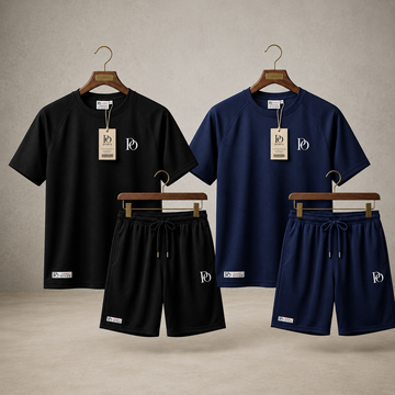 🏆 Premium Sportswear 2-Piece Set | BLACK & BLUE 🔥 | Rs. 5,000 ❌ Rs. 3,200 ✅